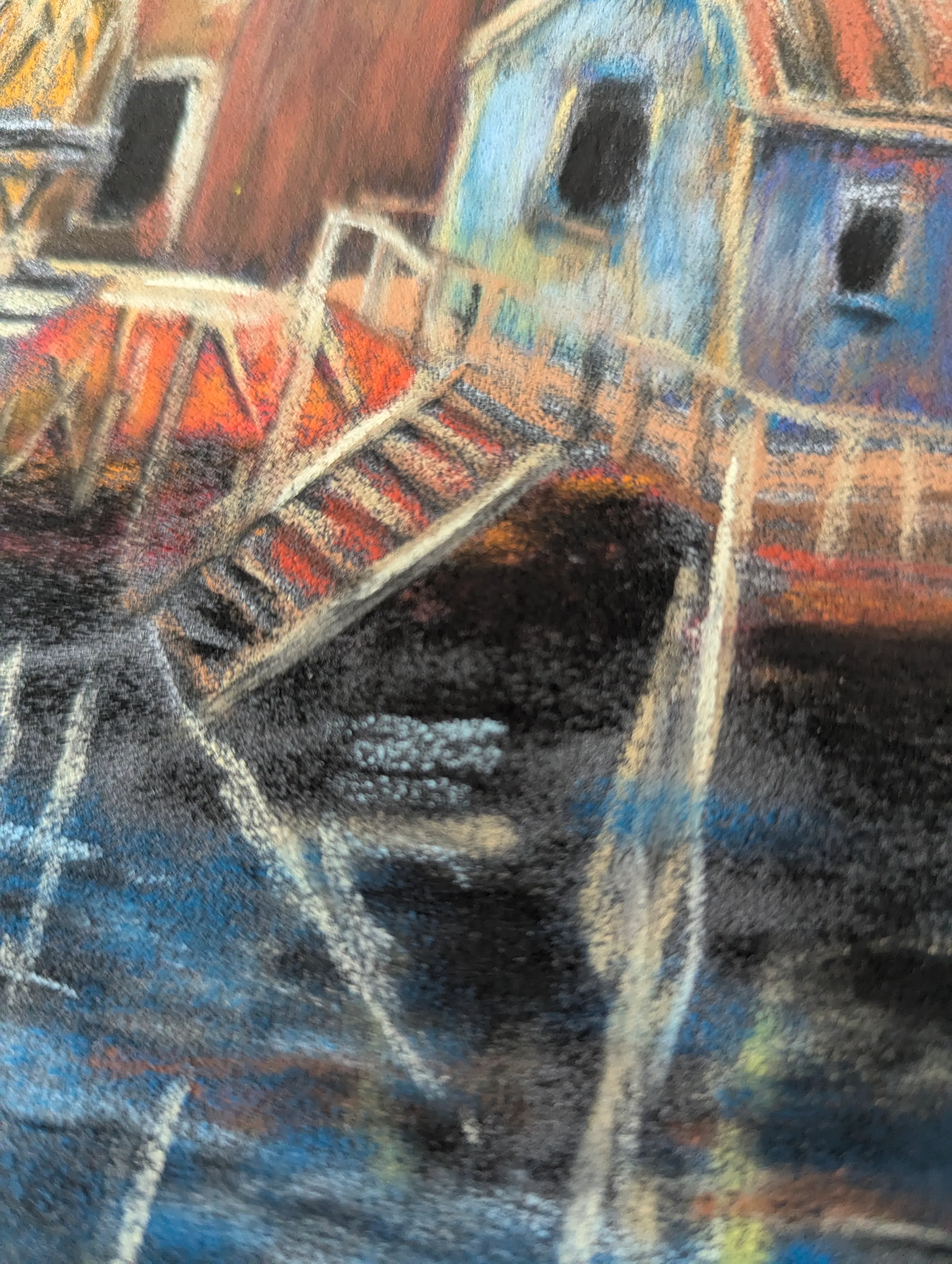 Refuge, soft pencils artwork by mmxxiii — detail 3