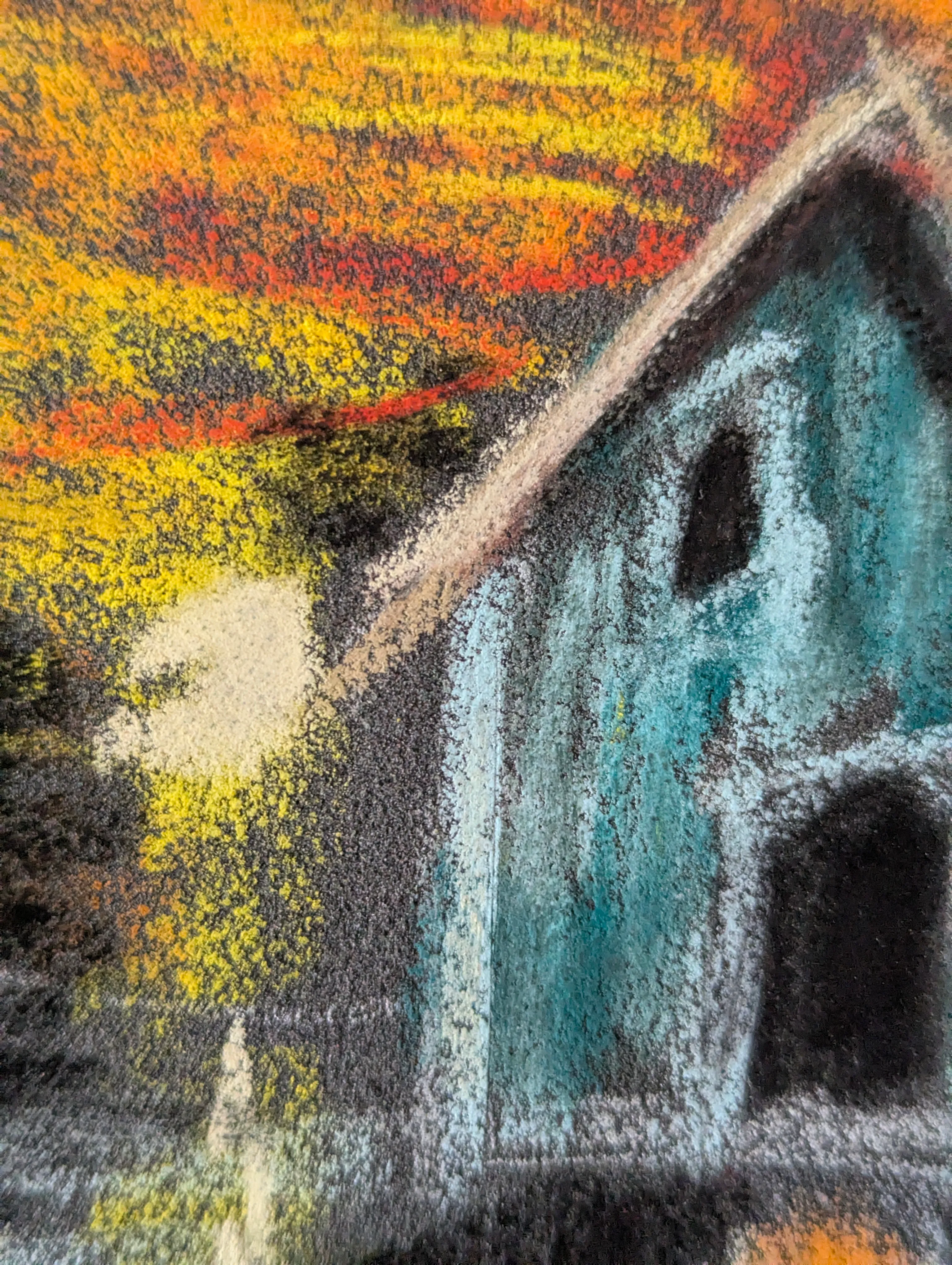 Refuge, soft pencils artwork by mmxxiii — detail 5