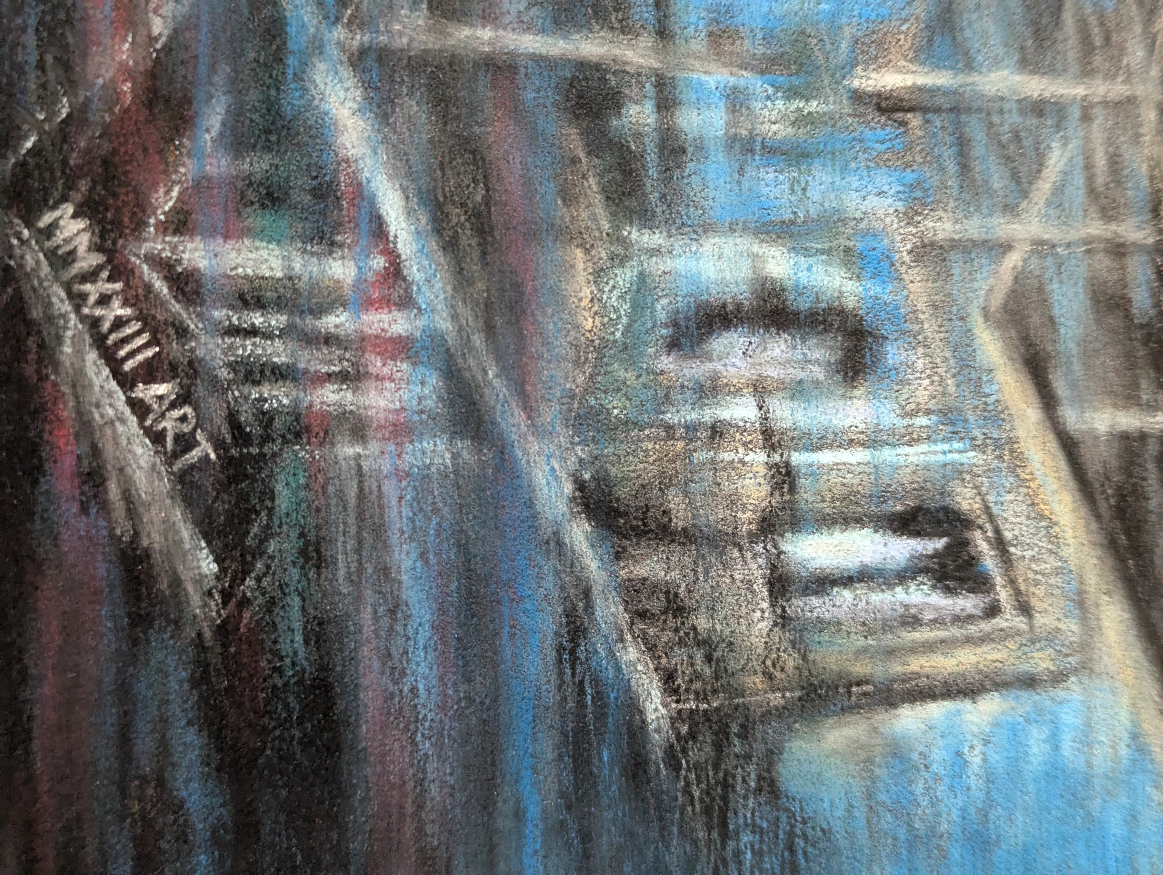 Under the black sun, soft pencils artwork by mmxxiii — detail 3